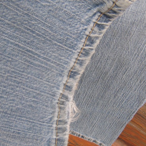 Levi Strauss Signature Low Rise Bootcut Denim Jeans Size 10-12? - Picture 4 of 6
